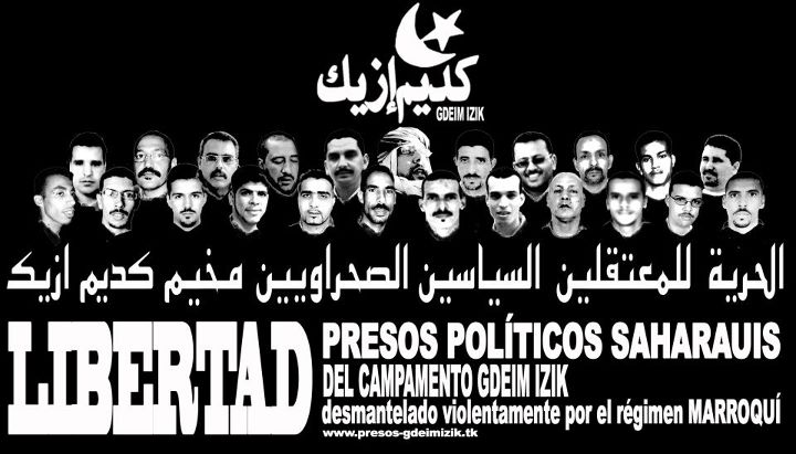 LIBERTAD presos políticos saharauis de Gdeim Izik